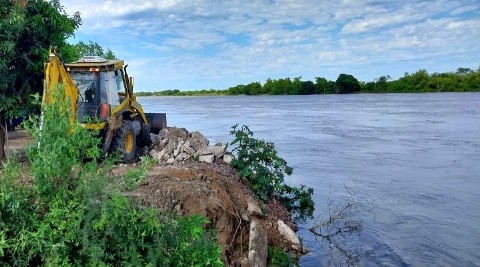 El Gobierno provincial avanza con obras para mitigar el riesgo de inundaciones