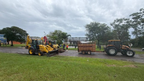 La Provincia se encuentra asistiendo a los municipios afectados por el temporal