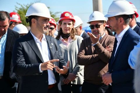 Valdés anunció obras viales y de servicios para acompañar la inversión privada en Concepción