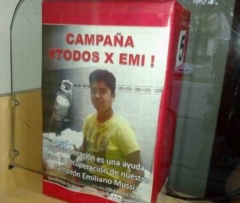 Monte Caseros: el "Mono" Navarro Montoya y Enzo Francescoli se sumaron a la campaña "Ayudemos a Emiliano Mussi"