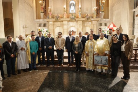 Valdés participó de las celebraciones por el aniversario de la Proclamación de la Virgen de Itatí