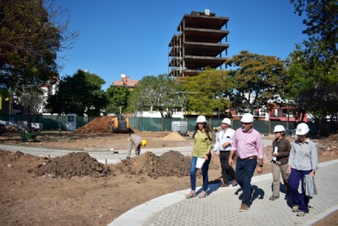 El gobierno avanza con las obras de refuncionalización del anfiteatro "José Hernández" en la costanera