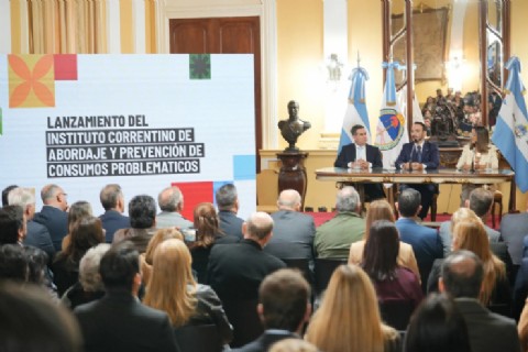 Corrientes presentó el Instituto de Abordaje y Prevención de Consumos Problemáticos