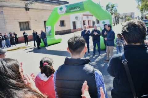 En Sauce, el gobernador local Gustavo Valdés se comprometió a concluir la obra de la RN 126 con recursos provinciales