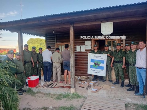 La Policía rural de Esquina aprehendió a una banda de cuatreros