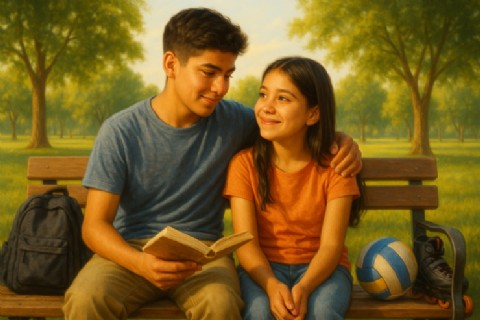 Lautaro y Abigail buscan una familia que los adopte y les permita seguir juntos