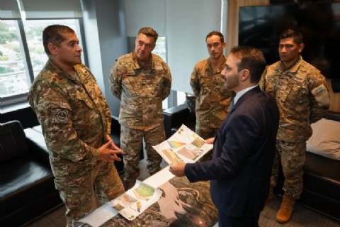 Valdés avanzó en el proyecto del cruce Bella Vista-Villa Ocampo: "Será un hito estratégico para el desarrollo económico"