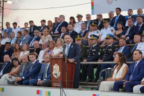 Valdés a los excombatientes: "Nos recuerdan que las Malvinas son una parte irrenunciable de nuestro mapa y corazones"