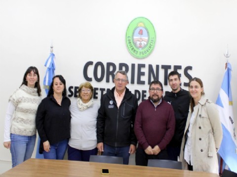 Referentes del Cestoball se reunieron con Jorge Terrile
