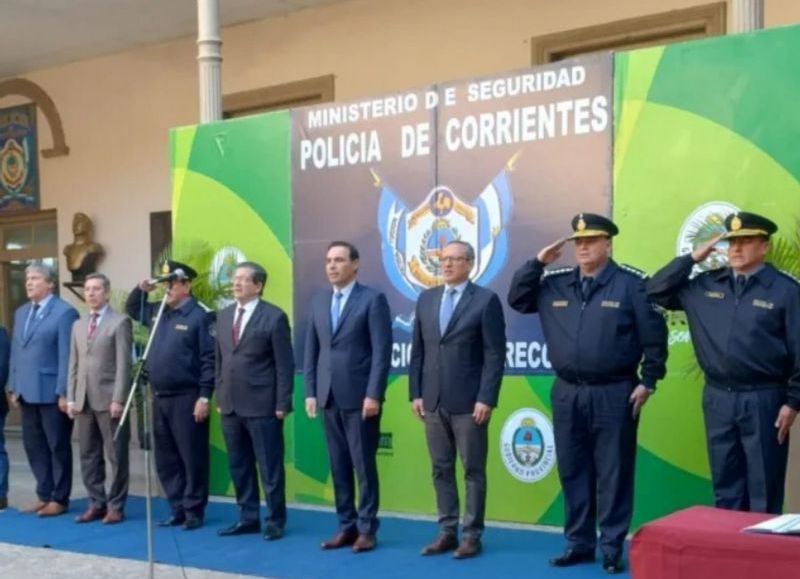 Oficializan el recambio de autoridades en la cúpula de la Policía de Corrientes