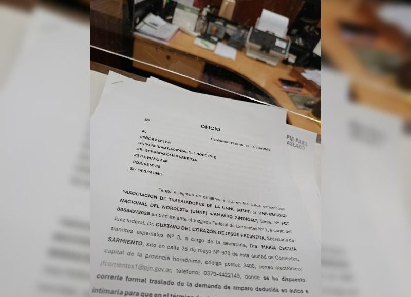 La Justicia Federal le pidió informe a la UNNE en un conflicto con trabajadores no docentes