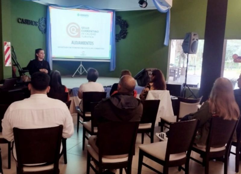 "Alojamiento": se desarrolló la quinta edición del programa sello correntino de calidad turística