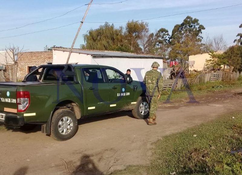 Monte Caseros: encuentran un mortero en el barrio Gauchito Gil