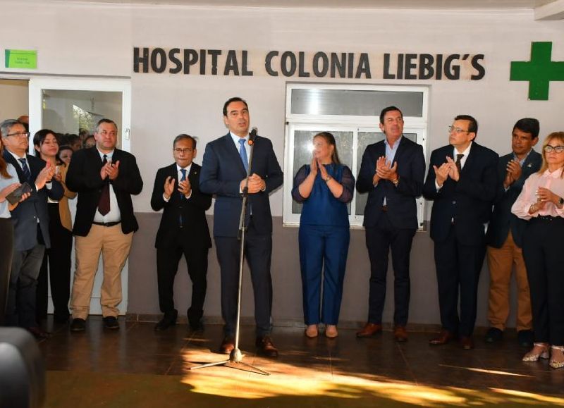 Valdés inauguró nuevas obras en el Hospital de Liebig y ratificó su apoyo a la salud pública