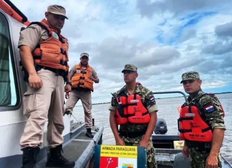 Patrullaje combinado entre Argentina y Paraguay frente a costas correntinas para evitar narcotráfico y contrabando