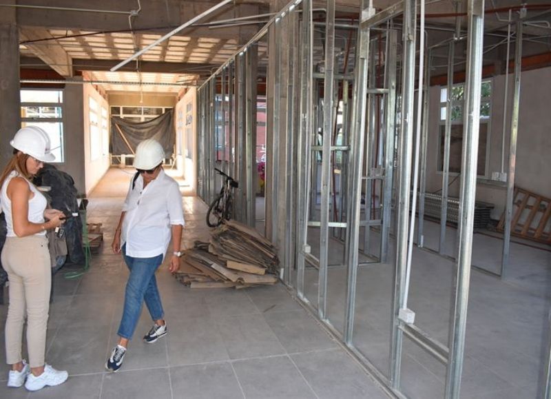 La obra del nuevo Centro de Rehabilitación en el Hospital Pediátrico avanzó un 75 por ciento