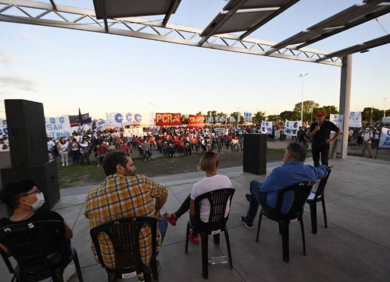 Fuerte respaldo de agrupaciones de izquierda a los candidatos del Frente de Todos