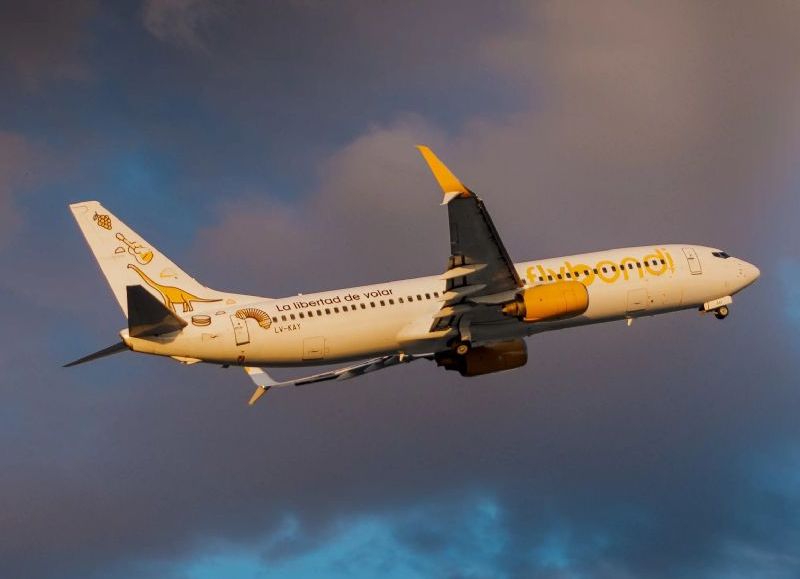La aerolínea Flybondi suma vuelos en rutas nacionales a partir de octubre