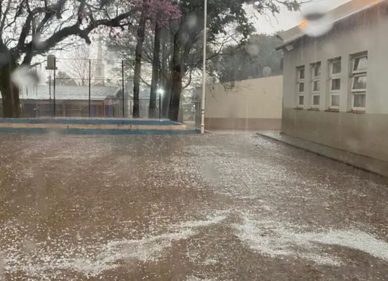 Un fuerte temporal sorprendió en plena jornada electoral en la provincia