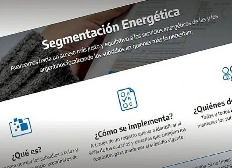 El Gobierno recomendó anotarse al subsidio a la energía para evitar elevados costos en el servicio