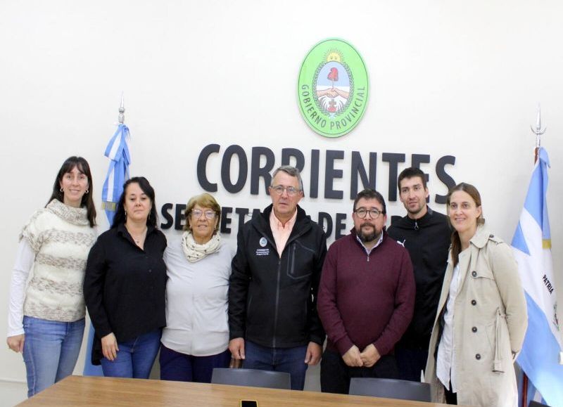 Referentes del Cestoball se reunieron con Jorge Terrile
