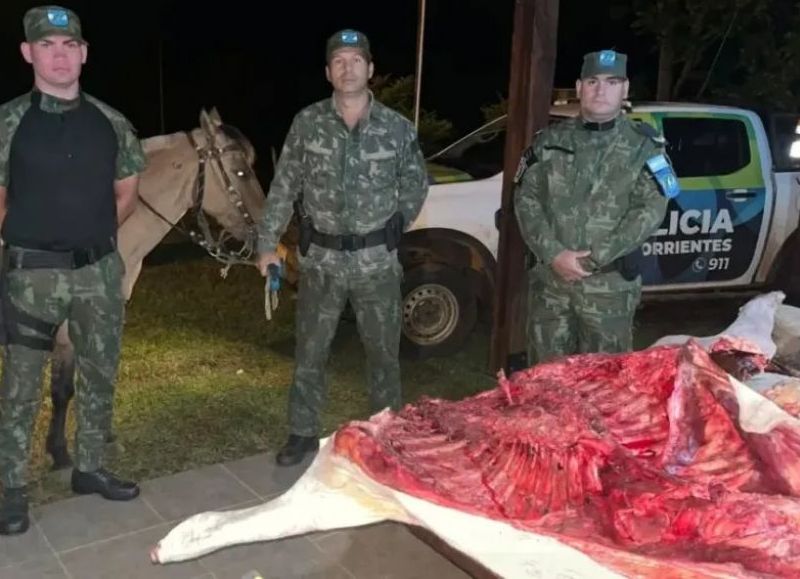 Santo Tome: cuatreros armados lograron escapar tras atacar a tiros a la Policía Rural